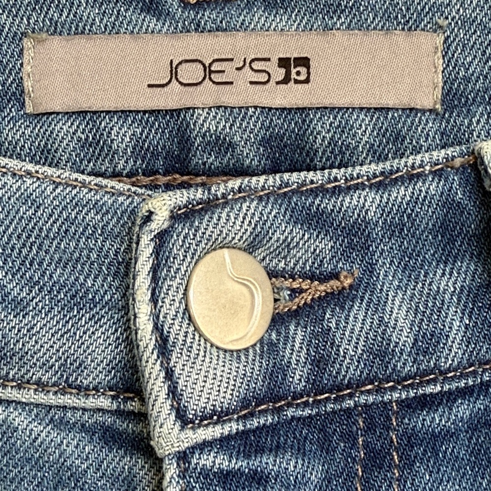 Joe’s Jeans High-Rise BTW Wide Leg Raw Hem Jeans Waist 28 - Picture 3 of 12